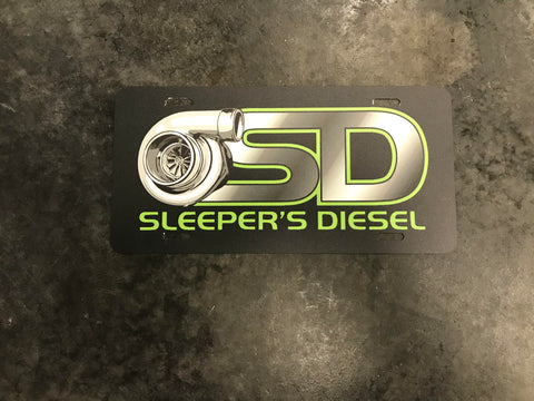 Sleeper's Diesel  License Plate